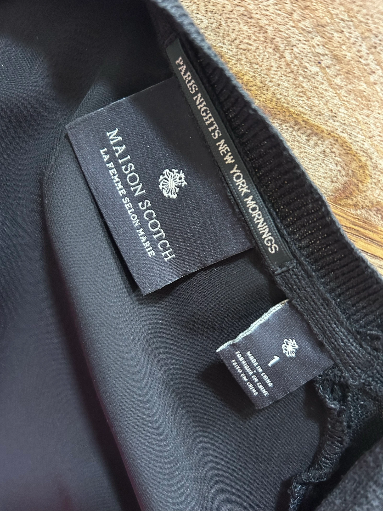 Maison Scotch – Long black linen vest – Size 1 (S) – photo 8